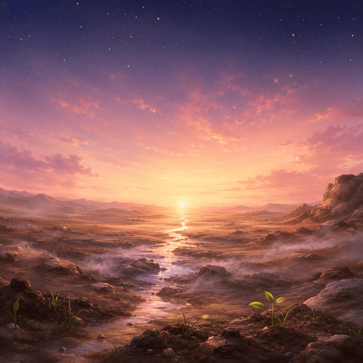 Prophet Adam, story illustration from Sukun Kids