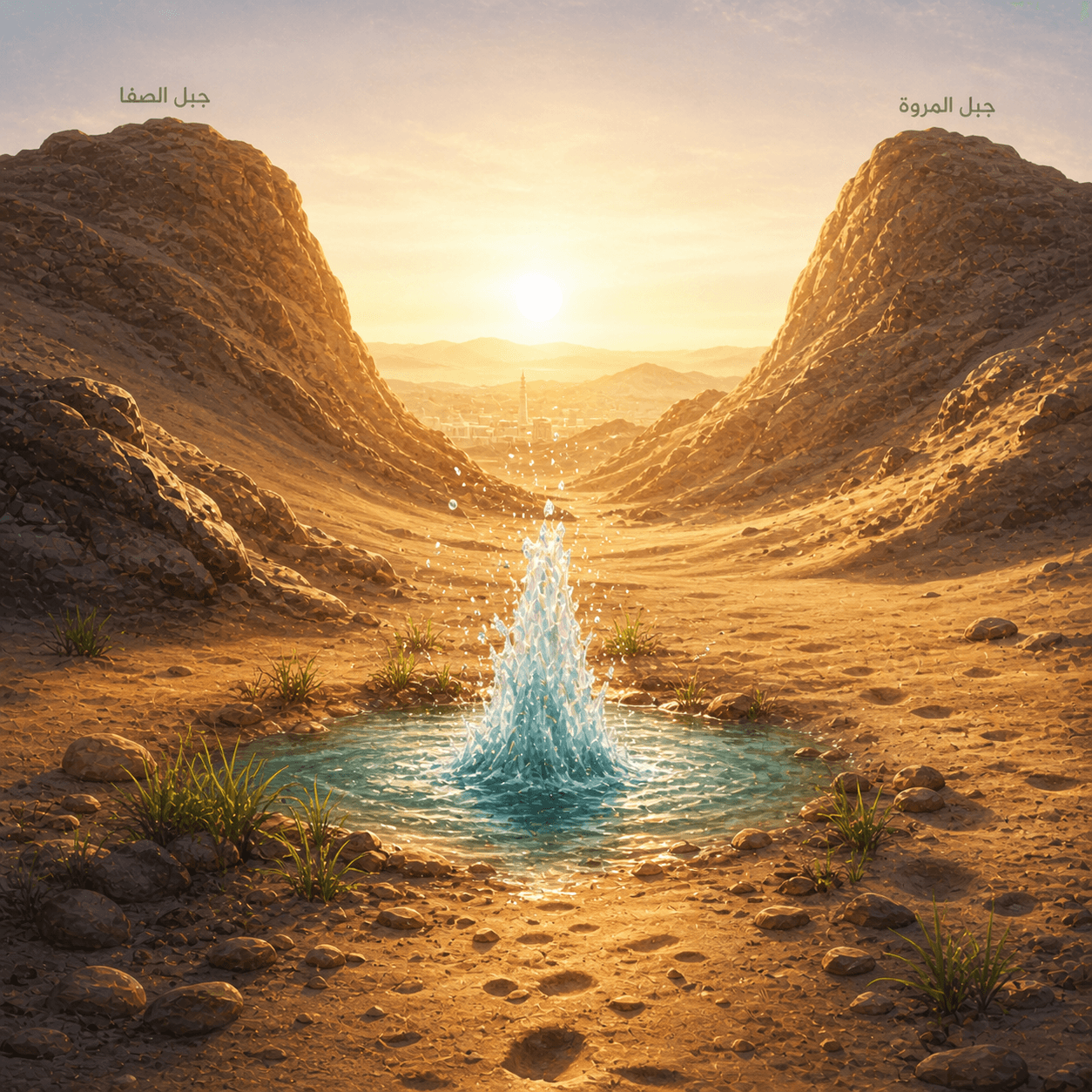 Hajar and the Spring of Zamzam